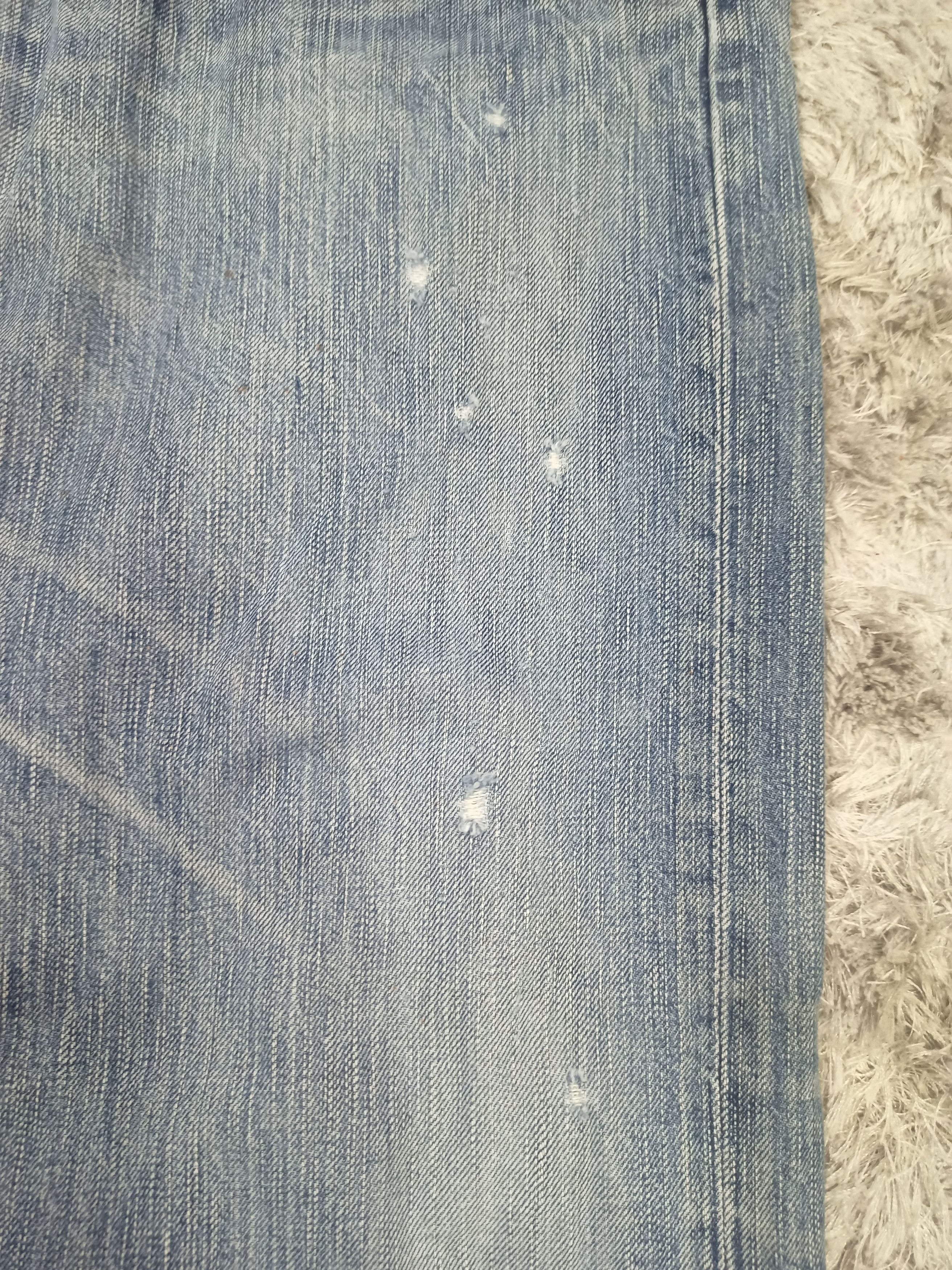 Edwin Vintage Edwin 503 Blue Trip Sun Faded Flared Jeans Size US 36 / EU 52 - 9 Thumbnail