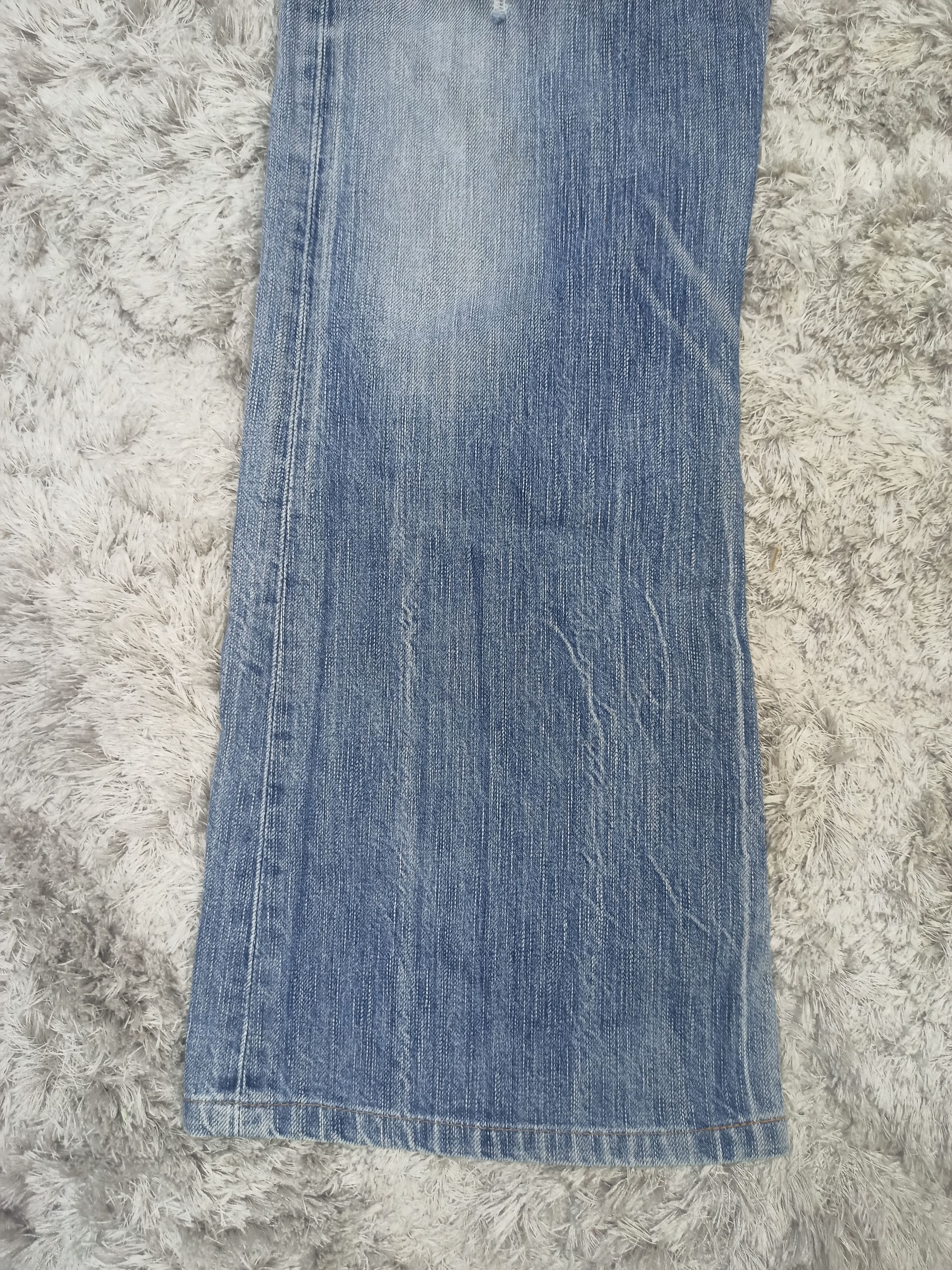 Edwin Vintage Edwin 503 Blue Trip Sun Faded Flared Jeans Size US 36 / EU 52 - 7 Thumbnail