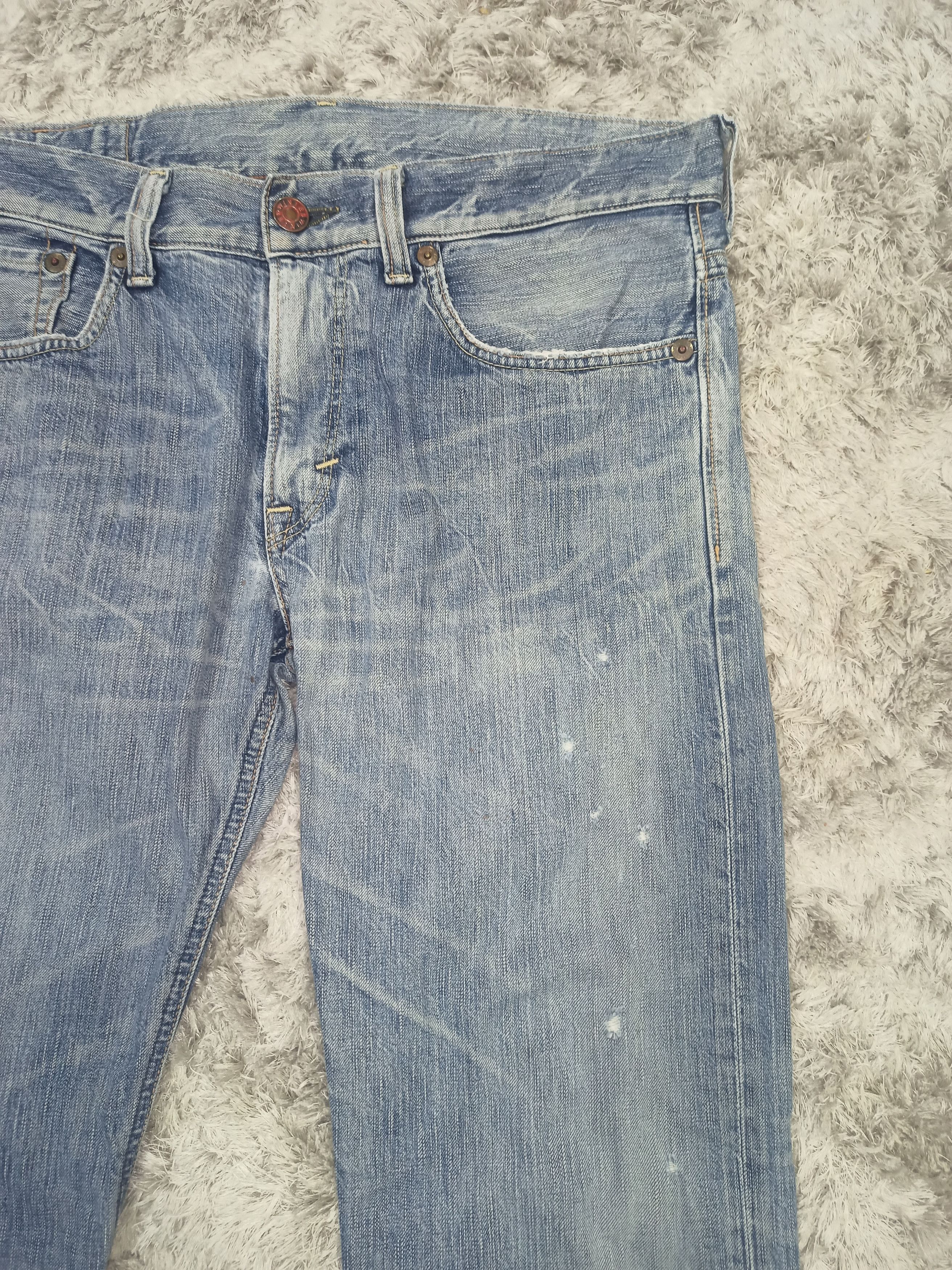Edwin Vintage Edwin 503 Blue Trip Sun Faded Flared Jeans Size US 36 / EU 52 - 4 Thumbnail