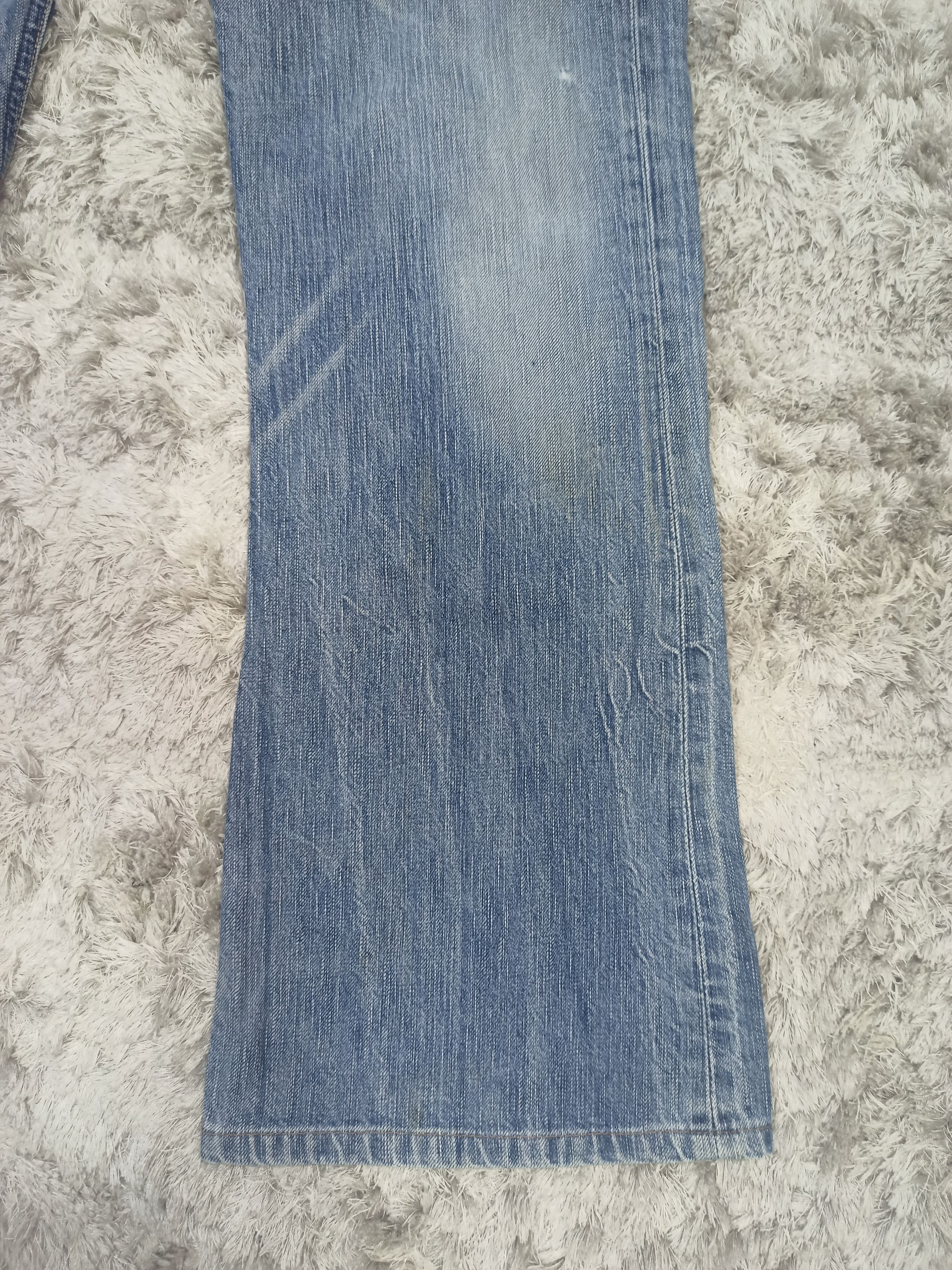 Edwin Vintage Edwin 503 Blue Trip Sun Faded Flared Jeans Size US 36 / EU 52 - 5 Thumbnail