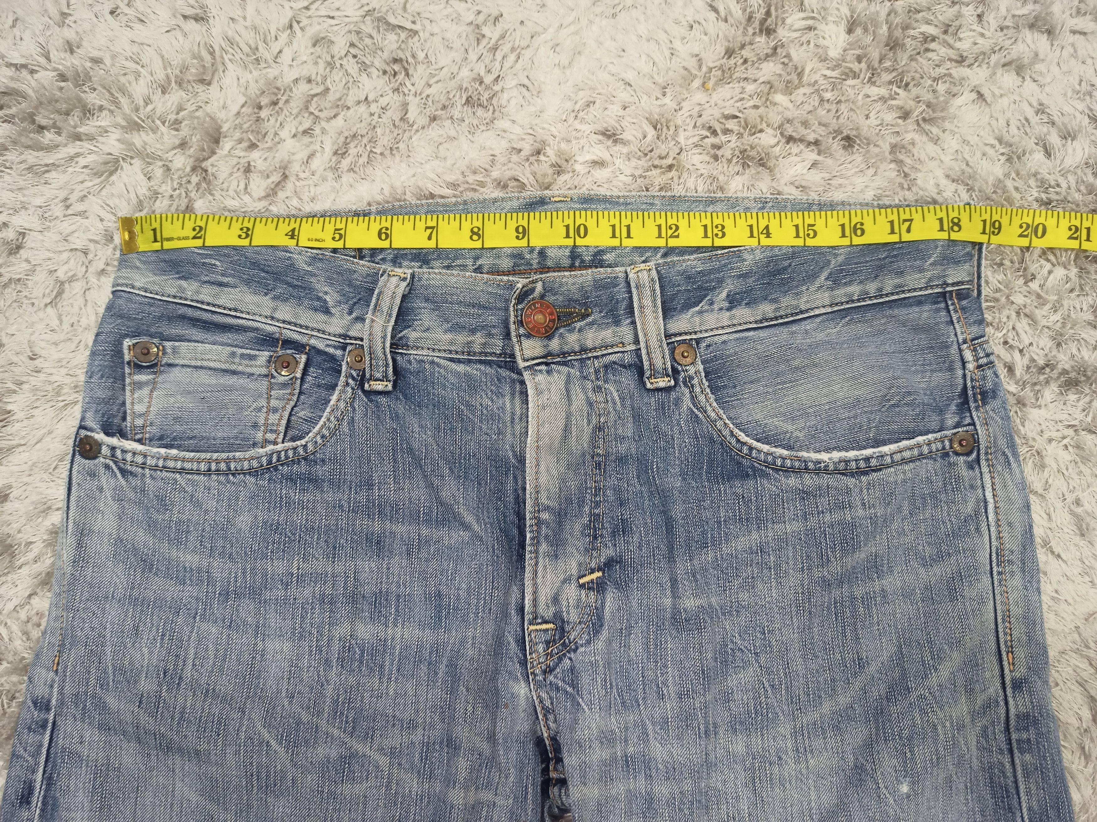 Edwin Vintage Edwin 503 Blue Trip Sun Faded Flared Jeans Size US 36 / EU 52 - 3 Thumbnail