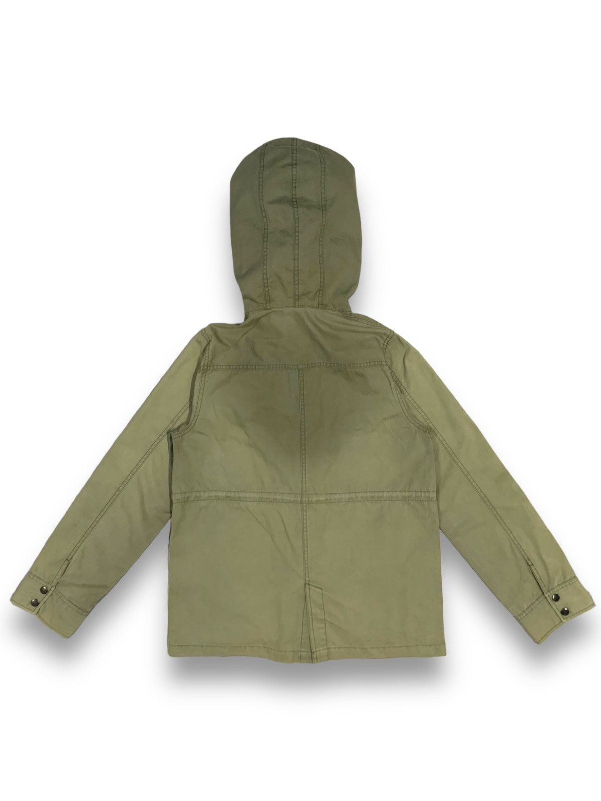 Japanese Brand Japanese Brand Moussy Sun Faded Hooded Military Field Jacket Size US S / EU 44-46 / 1 - 2 Thumbnail