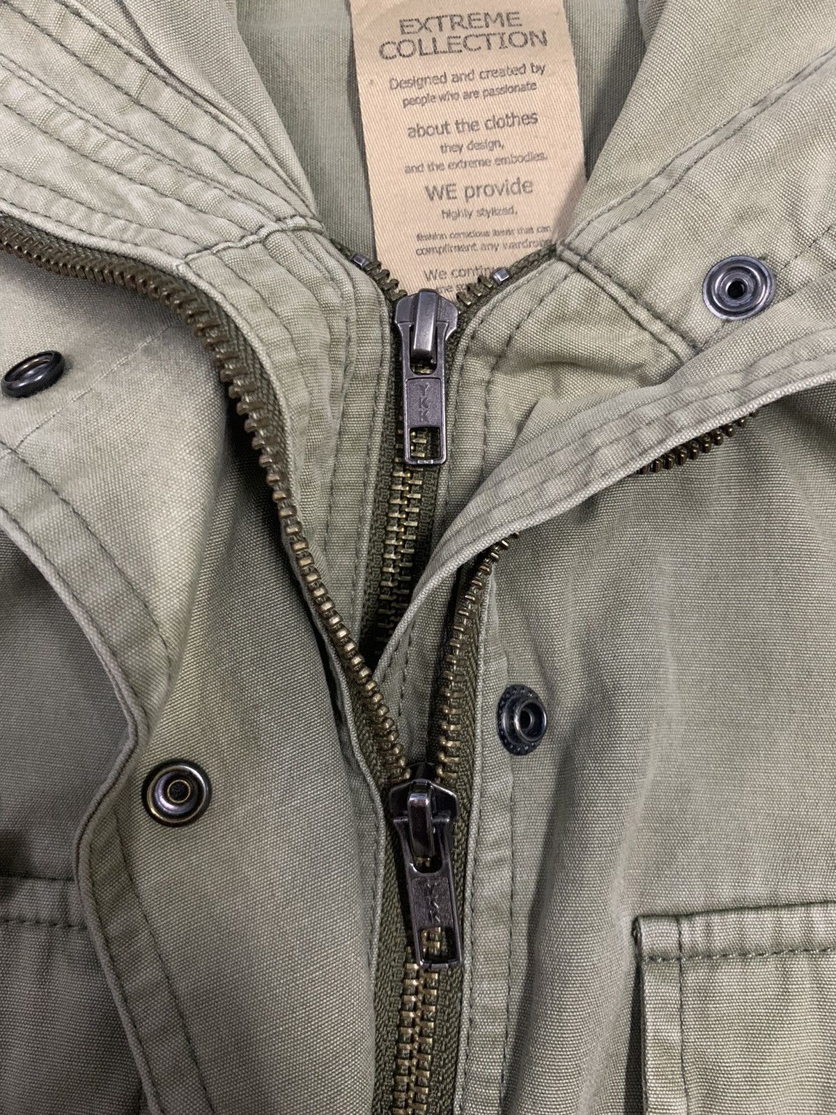 Japanese Brand Japanese Brand Moussy Sun Faded Hooded Military Field Jacket Size US S / EU 44-46 / 1 - 8 Thumbnail