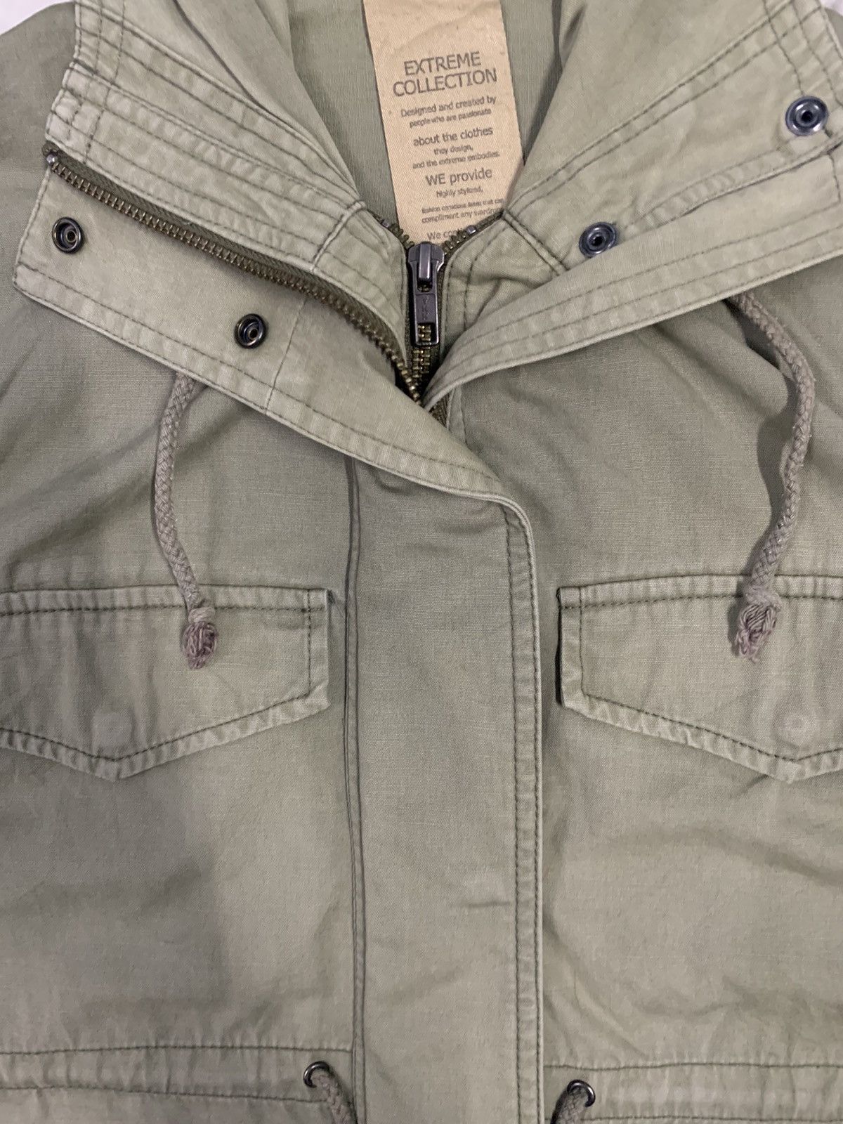 Japanese Brand Japanese Brand Moussy Sun Faded Hooded Military Field Jacket Size US S / EU 44-46 / 1 - 9 Thumbnail