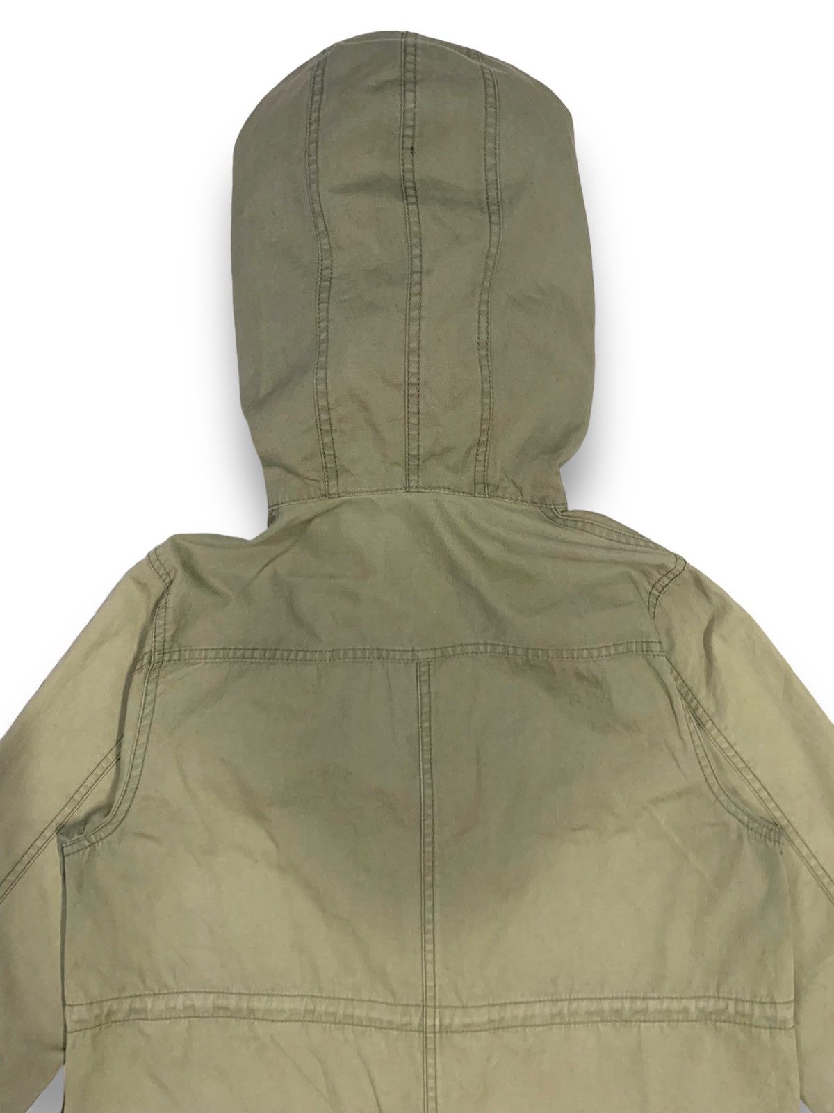 Japanese Brand Japanese Brand Moussy Sun Faded Hooded Military Field Jacket Size US S / EU 44-46 / 1 - 16 Thumbnail