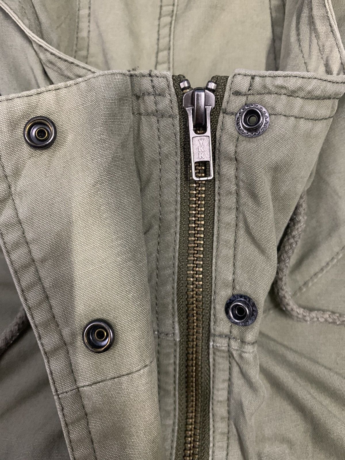 Japanese Brand Japanese Brand Moussy Sun Faded Hooded Military Field Jacket Size US S / EU 44-46 / 1 - 7 Thumbnail