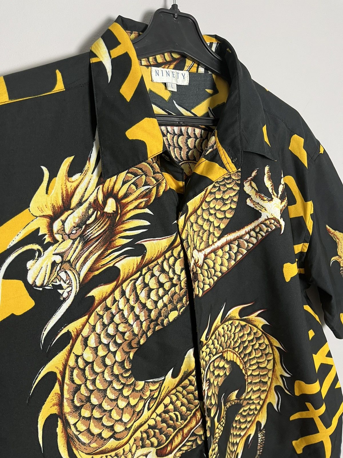 Vintage VINTAGE JAPANESE DRAGON SHIRT Y2K Size US L / EU 52-54 / 3 - 2 Thumbnail