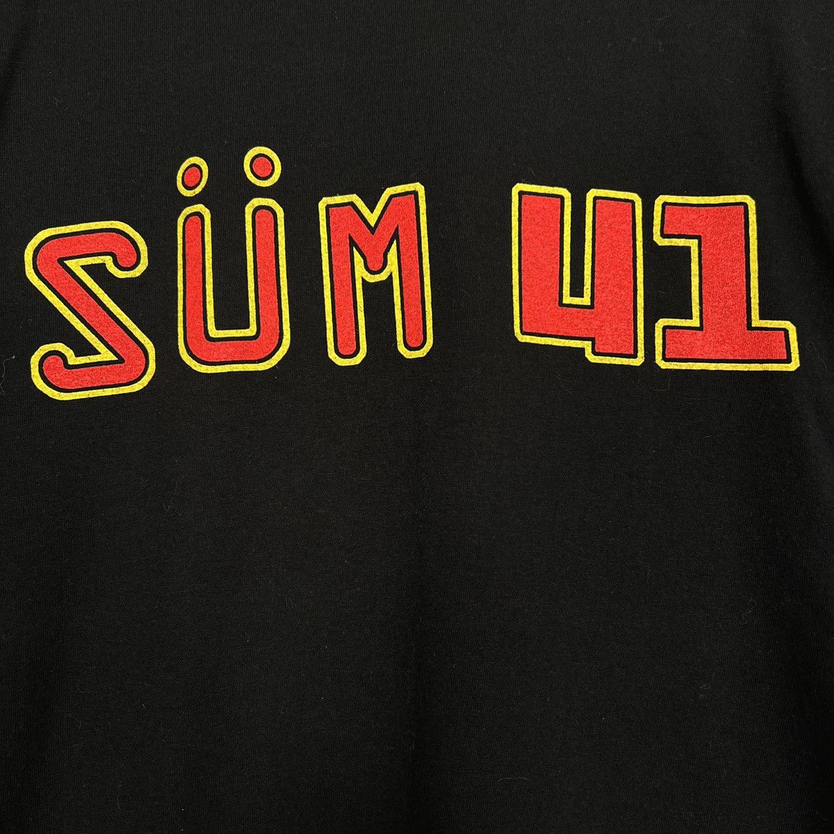 Band Tees Vintage 2001 Sum 41 ‘Devil Logo’ Screen Stars T Shirt Size US XL / EU 56 / 4 - 5 Thumbnail