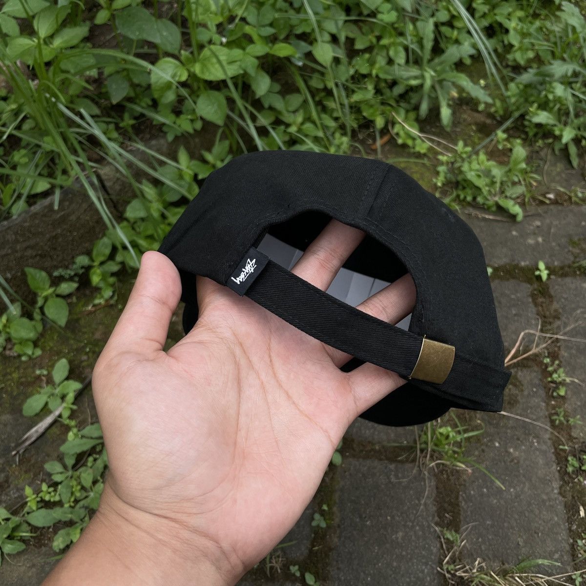 Stussy STUSSY STRAPBACK BEAR CAP - BLACK Size ONE SIZE - 4 Thumbnail