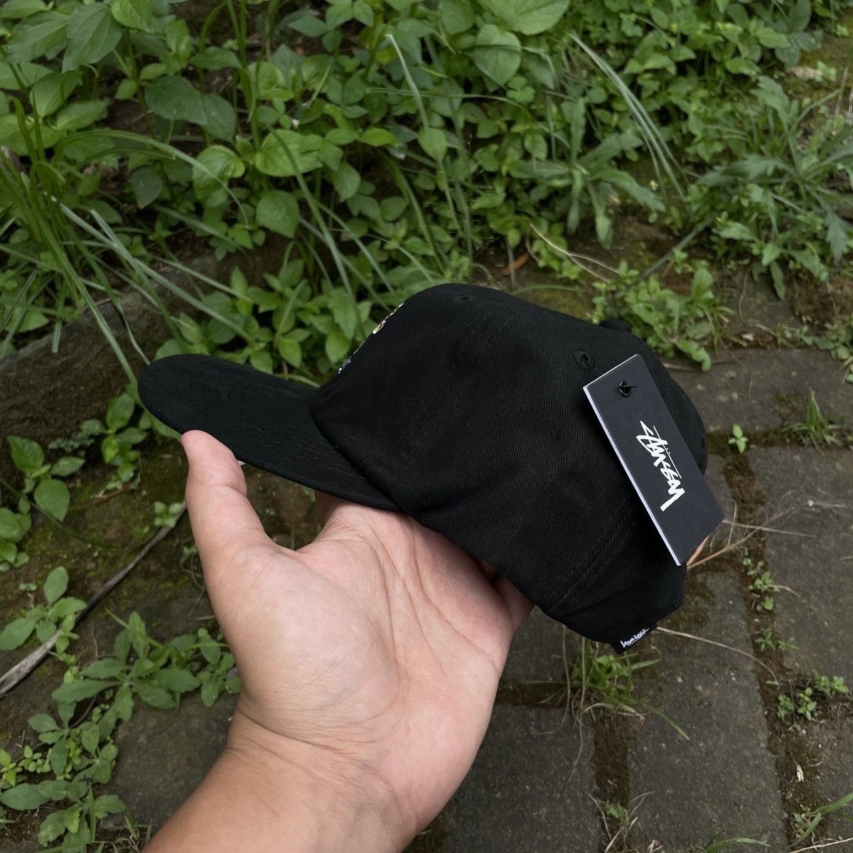 Stussy STUSSY STRAPBACK BEAR CAP - BLACK Size ONE SIZE - 2 Thumbnail
