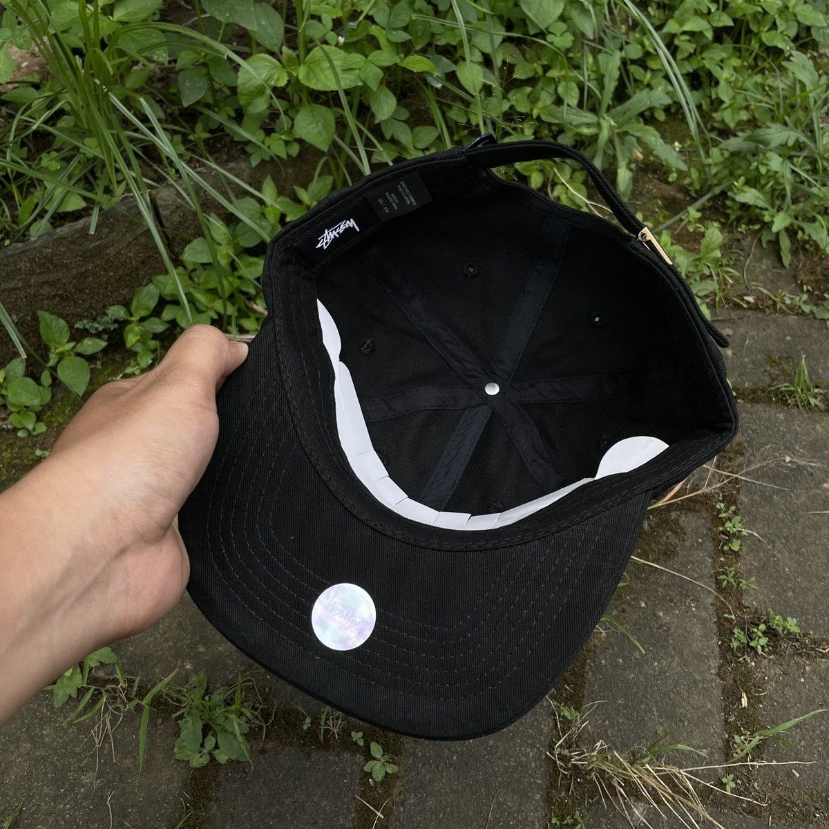 Stussy STUSSY STRAPBACK BEAR CAP - BLACK Size ONE SIZE - 5 Thumbnail