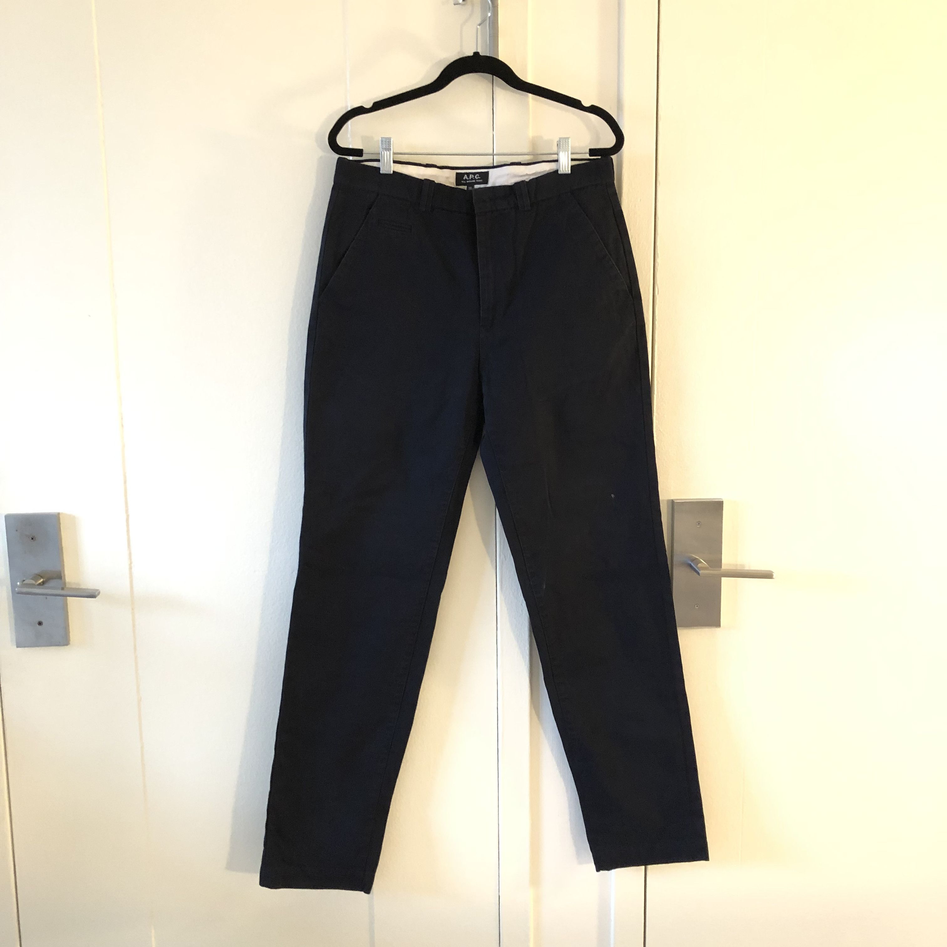 image of A P C Trousers in Navy, Men's (Size 30)