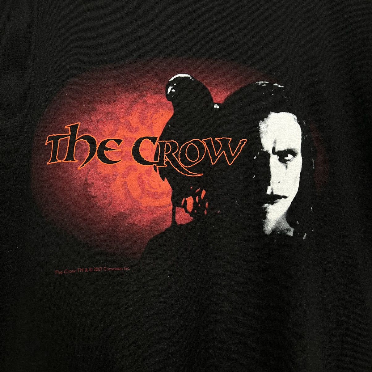 Vintage Vintage Early 00s The Crow Brandon Lee Movie Promo T Shirt Size US L / EU 52-54 / 3 - 4 Thumbnail