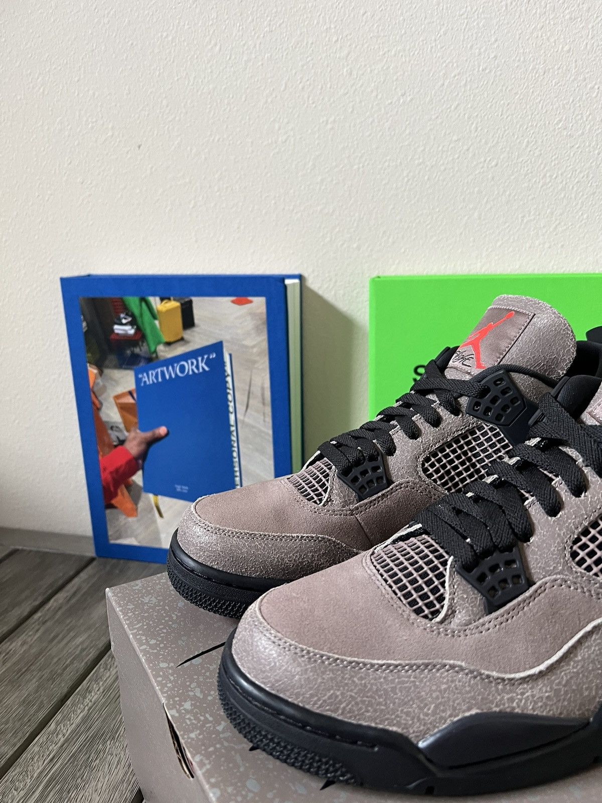 Jordan Brand Nike Air Jordan 4 Retro Taupe Haze Size US 12 / EU 45 - 2 Thumbnail