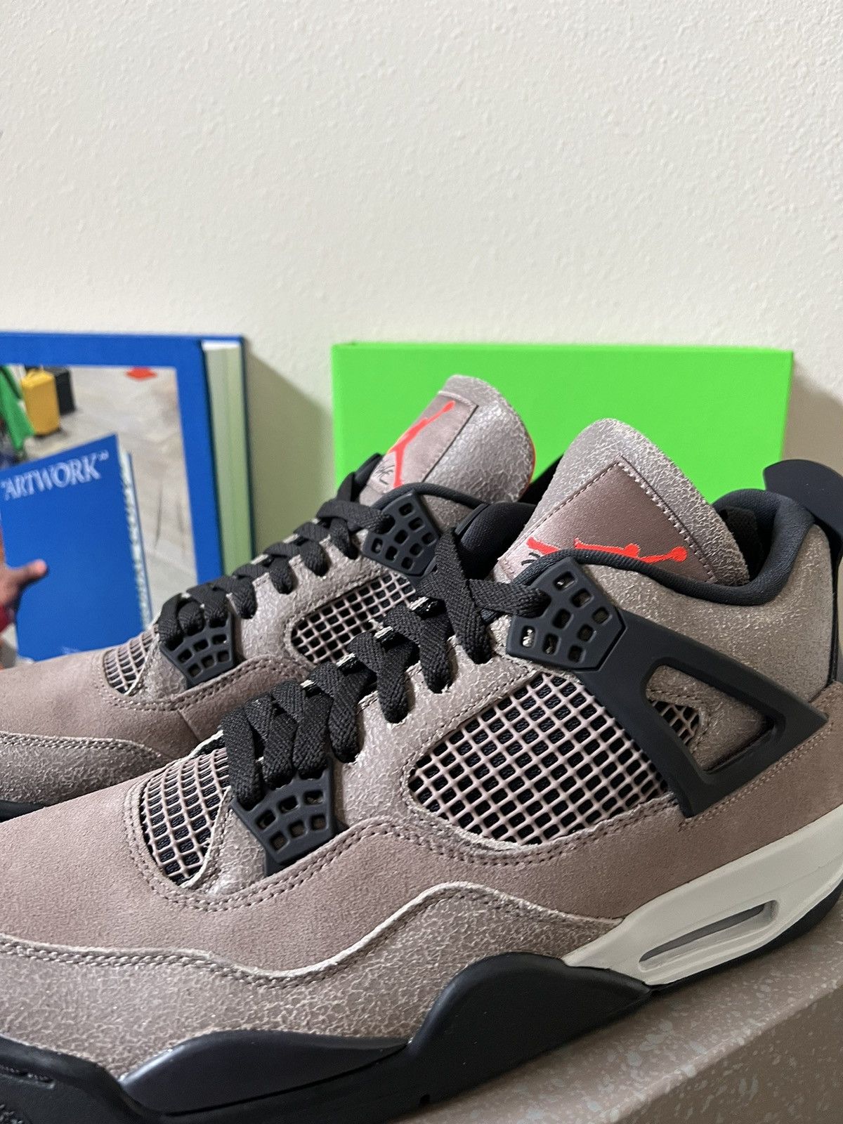 Jordan Brand Nike Air Jordan 4 Retro Taupe Haze Size US 12 / EU 45 - 3 Thumbnail
