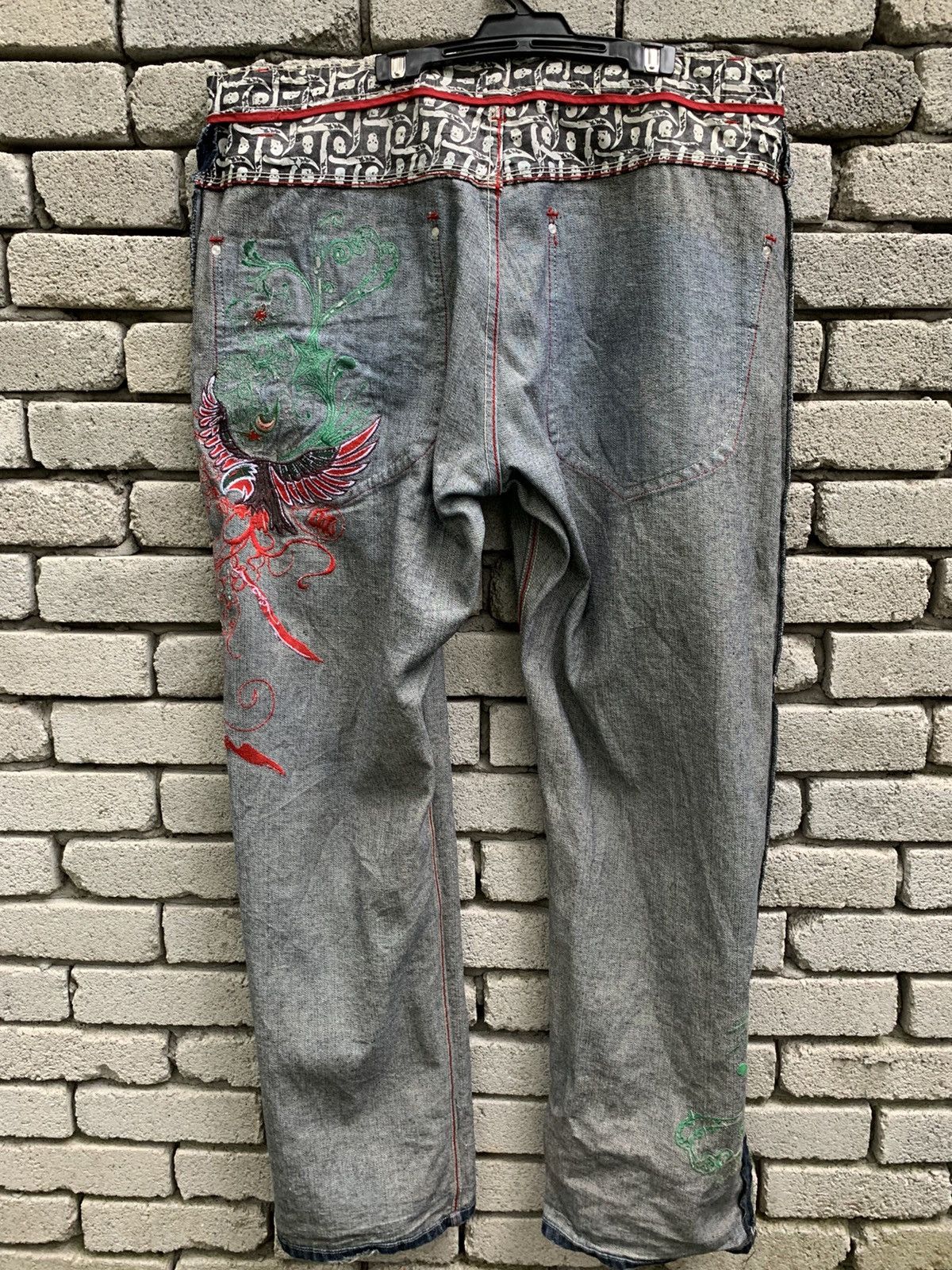 Artful Dodger ARTFUL DODGER DENIM HARD EMBROIDERED PANTS Size US 38 / EU 54 - 18 Thumbnail