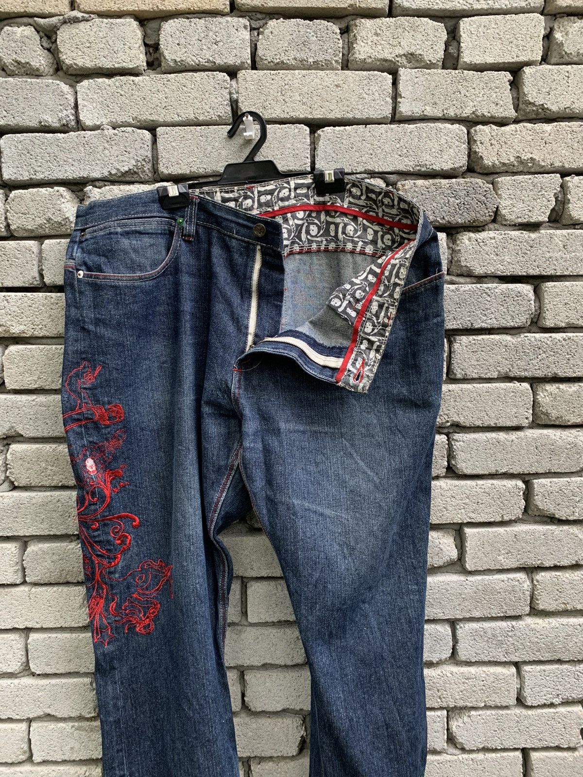 Artful Dodger ARTFUL DODGER DENIM HARD EMBROIDERED PANTS Size US 38 / EU 54 - 11 Thumbnail