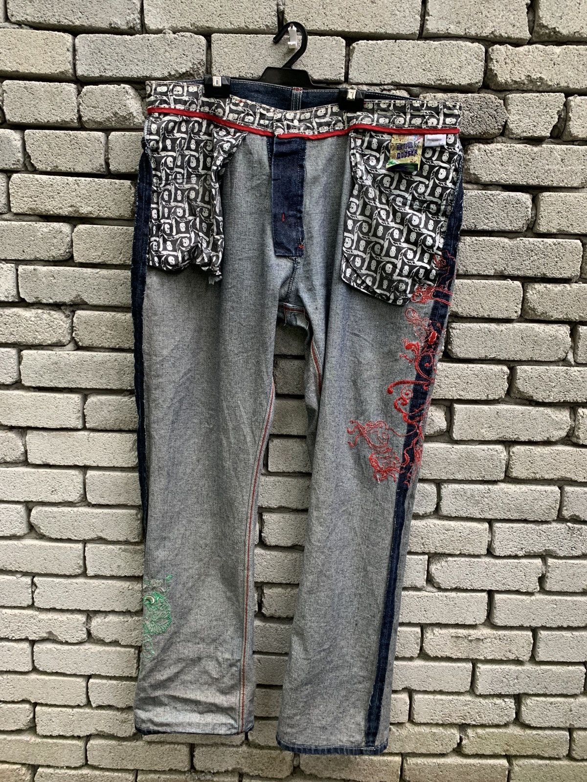 Artful Dodger ARTFUL DODGER DENIM HARD EMBROIDERED PANTS Size US 38 / EU 54 - 19 Thumbnail