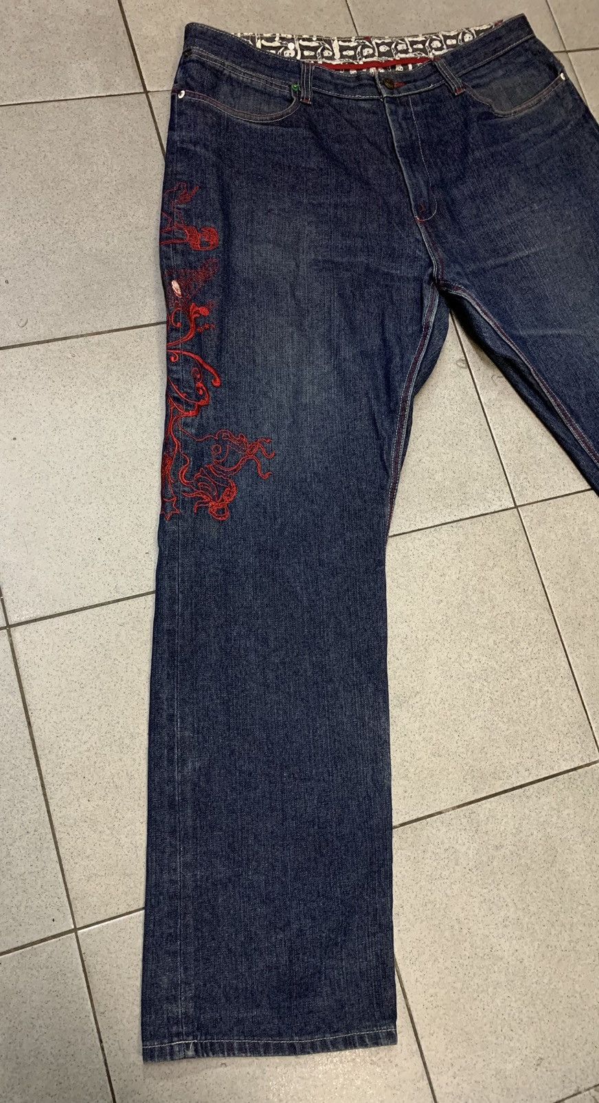 Artful Dodger ARTFUL DODGER DENIM HARD EMBROIDERED PANTS Size US 38 / EU 54 - 21 Thumbnail