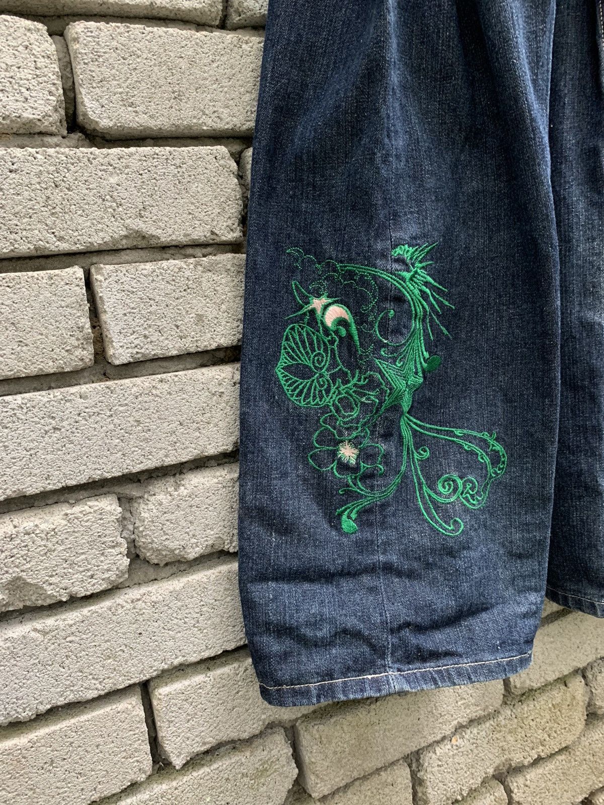Artful Dodger ARTFUL DODGER DENIM HARD EMBROIDERED PANTS Size US 38 / EU 54 - 12 Thumbnail