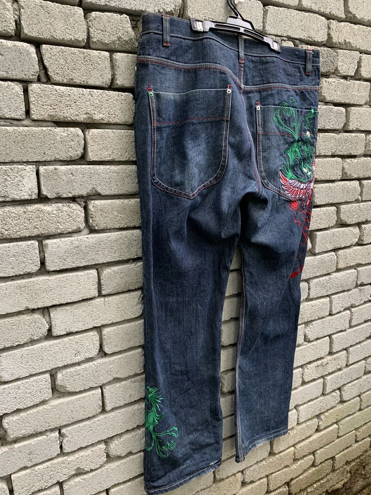 Artful Dodger ARTFUL DODGER DENIM HARD EMBROIDERED PANTS Size US 38 / EU 54 - 7 Thumbnail