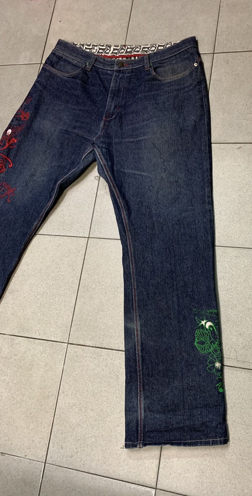 Artful Dodger ARTFUL DODGER DENIM HARD EMBROIDERED PANTS Size US 38 / EU 54 - 22 Thumbnail