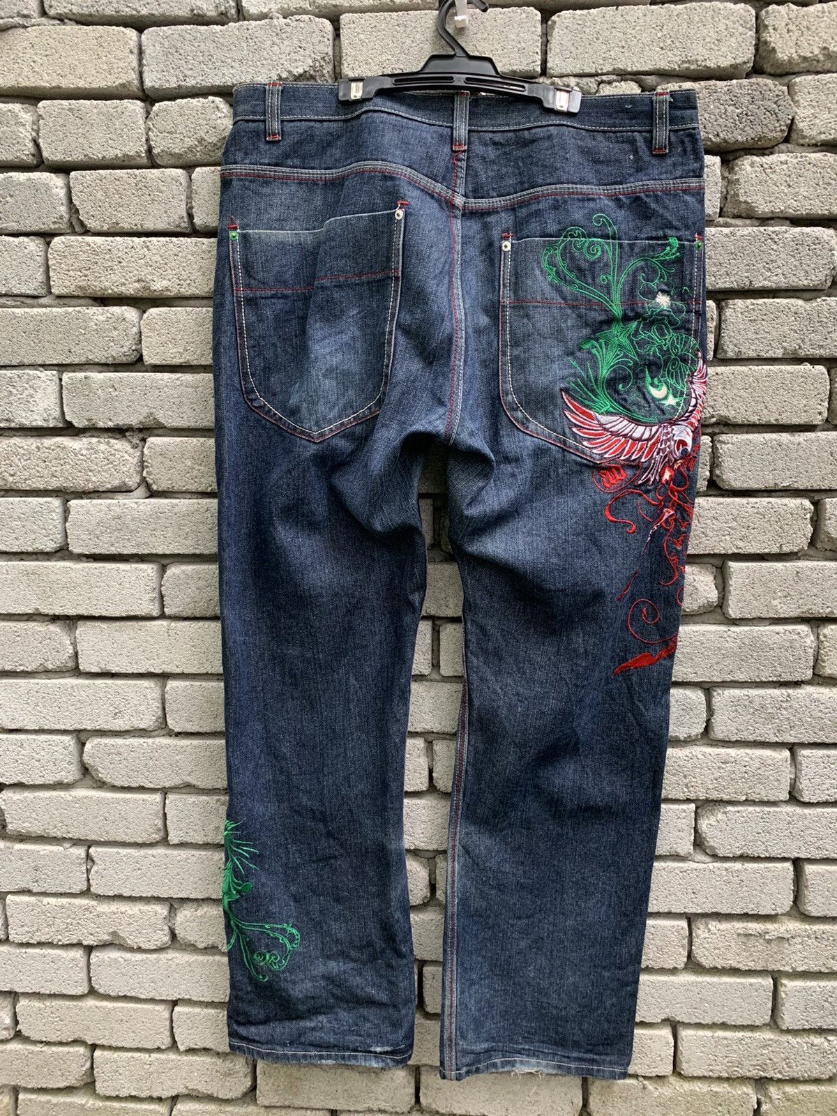 Artful Dodger ARTFUL DODGER DENIM HARD EMBROIDERED PANTS Size US 38 / EU 54 - 6 Thumbnail