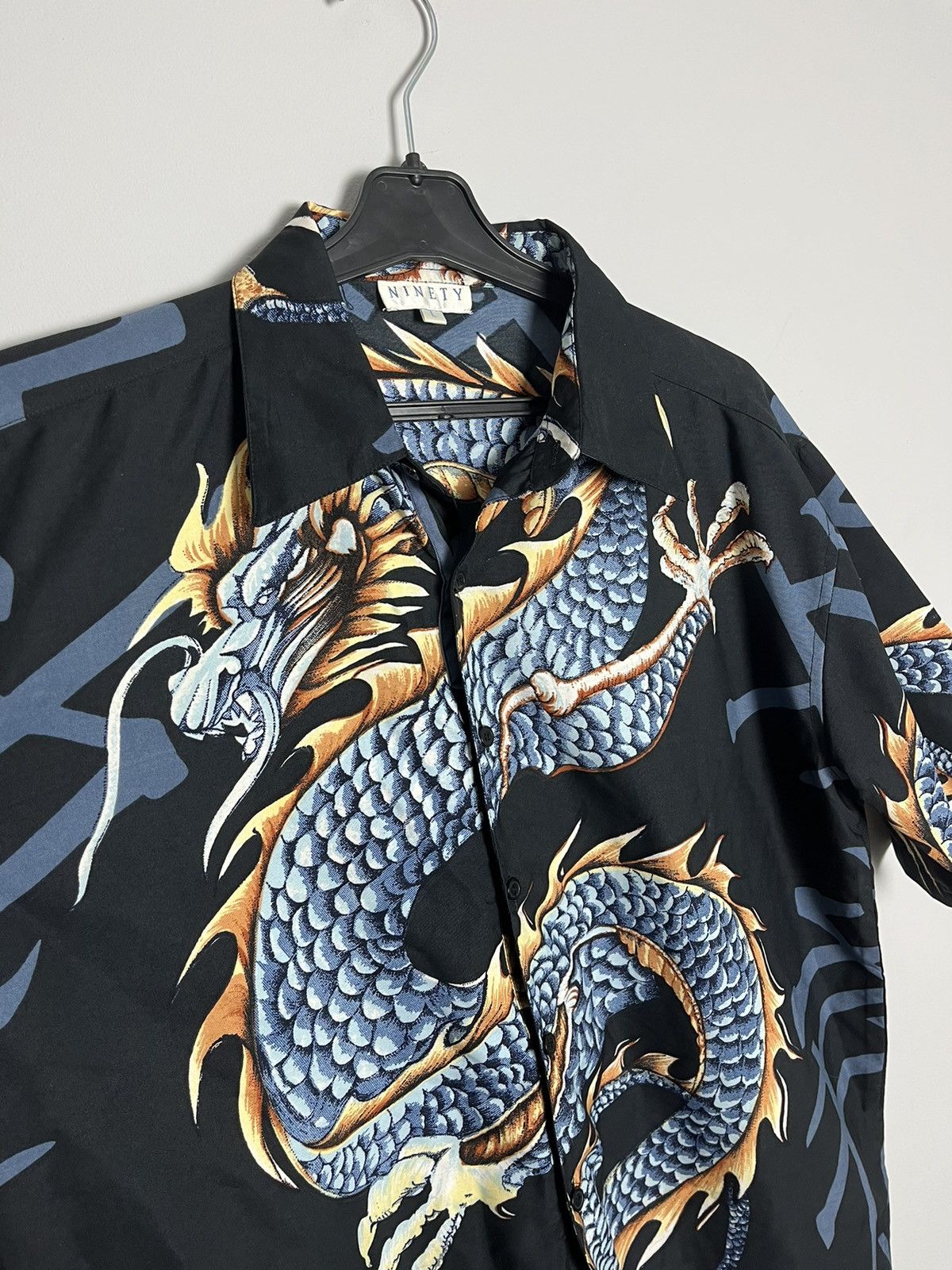 Japanese Brand × Vintage VINTAGE JAPANESE DRAGON SHIRT Y2K Size US L / EU 52-54 / 3 - 3 Thumbnail