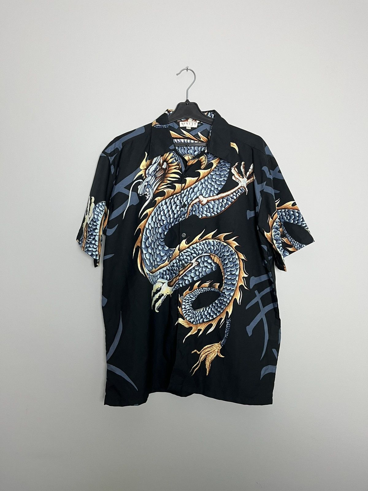 VINTAGE JAPANESE DRAGON SHIRT Y2K