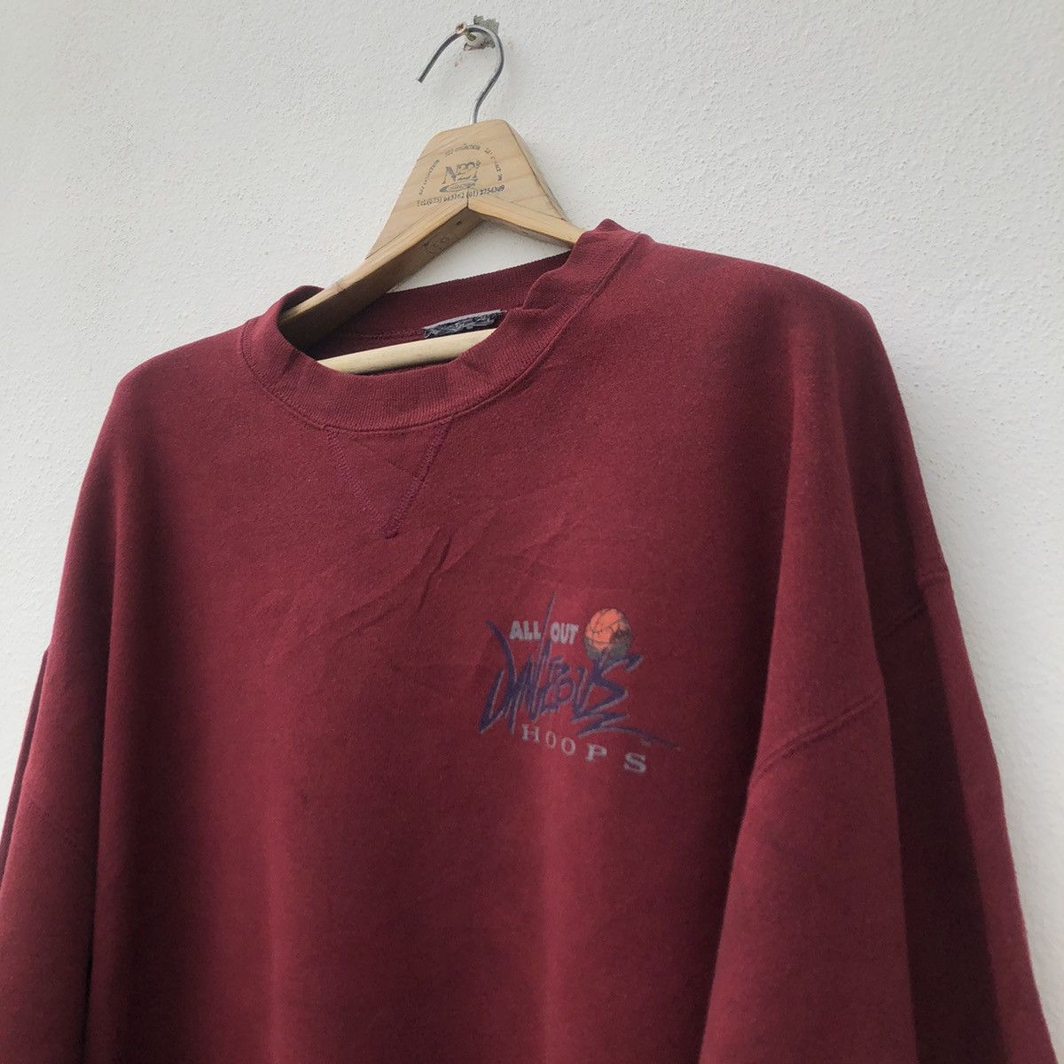 Vintage ❌LAST DROP❌Vintage Crewneck All Out Dangerous Hoops Size US L / EU 52-54 / 3 - 4 Thumbnail