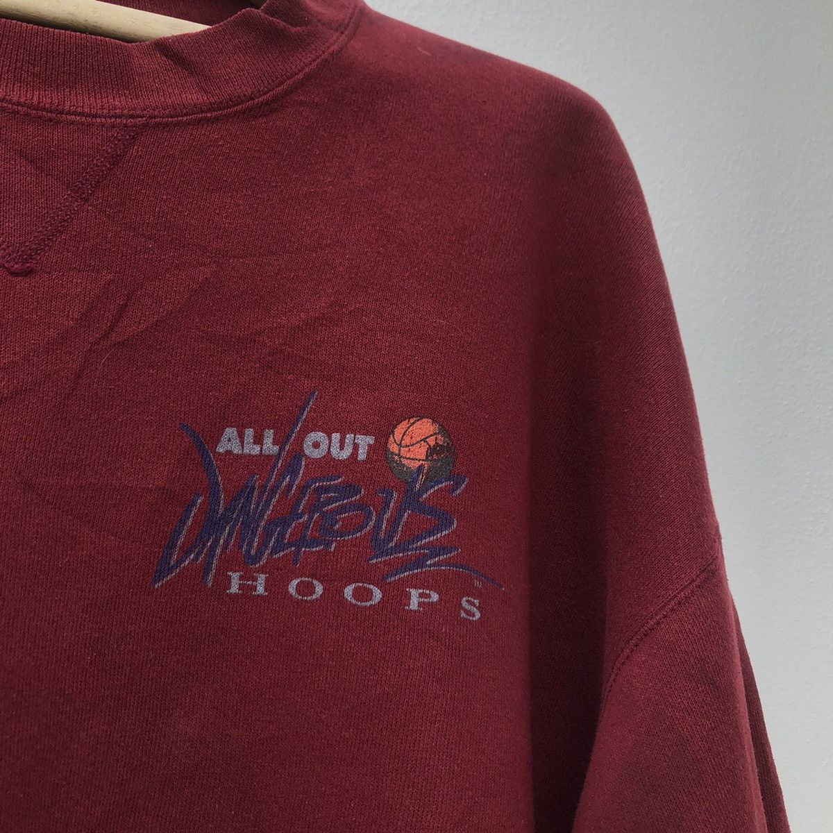 Vintage ❌LAST DROP❌Vintage Crewneck All Out Dangerous Hoops Size US L / EU 52-54 / 3 - 5 Thumbnail