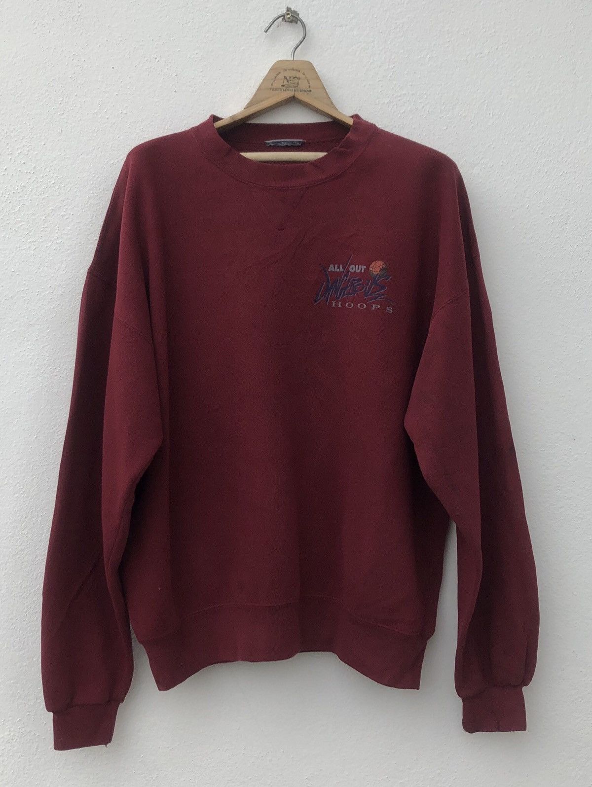 Vintage ❌LAST DROP❌Vintage Crewneck All Out Dangerous Hoops Size US L / EU 52-54 / 3 - 2 Thumbnail