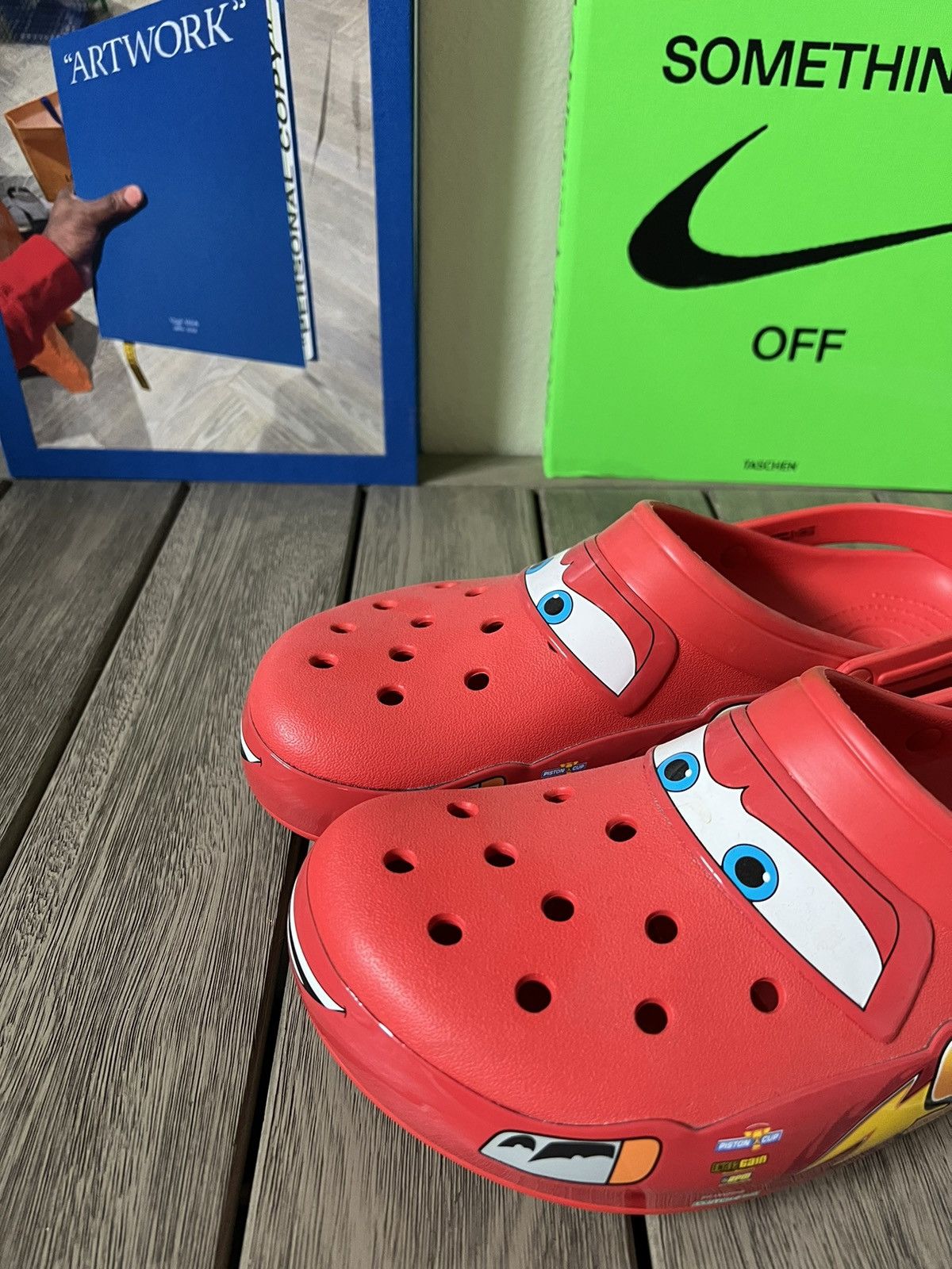 Crocs × Disney Crocs Lightning McQueen sandals Size US 13 / EU 46 - 2 Thumbnail