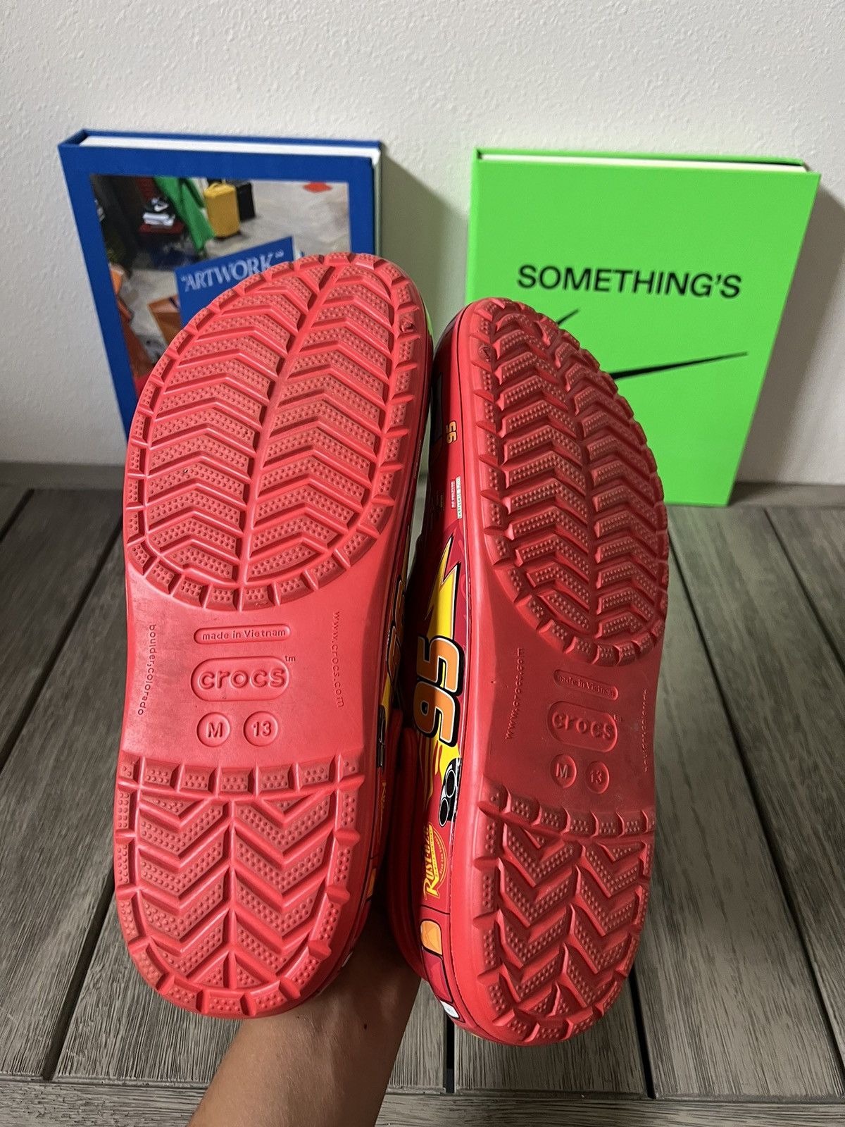 Crocs × Disney Crocs Lightning McQueen sandals Size US 13 / EU 46 - 7 Thumbnail