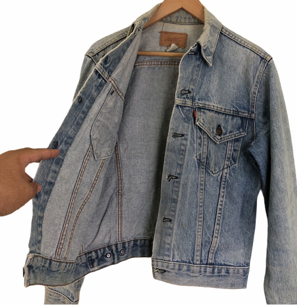 Levi's 💥RARE VTG 80s LEVIS TYPE 3 TRUCKER JACKET Size US S / EU 44-46 / 1 - 5 Thumbnail