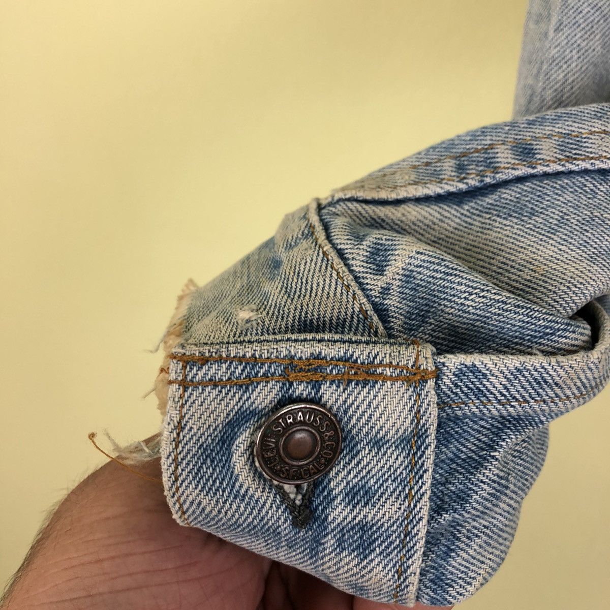 Levi's 💥RARE VTG 80s LEVIS TYPE 3 TRUCKER JACKET Size US S / EU 44-46 / 1 - 8 Thumbnail