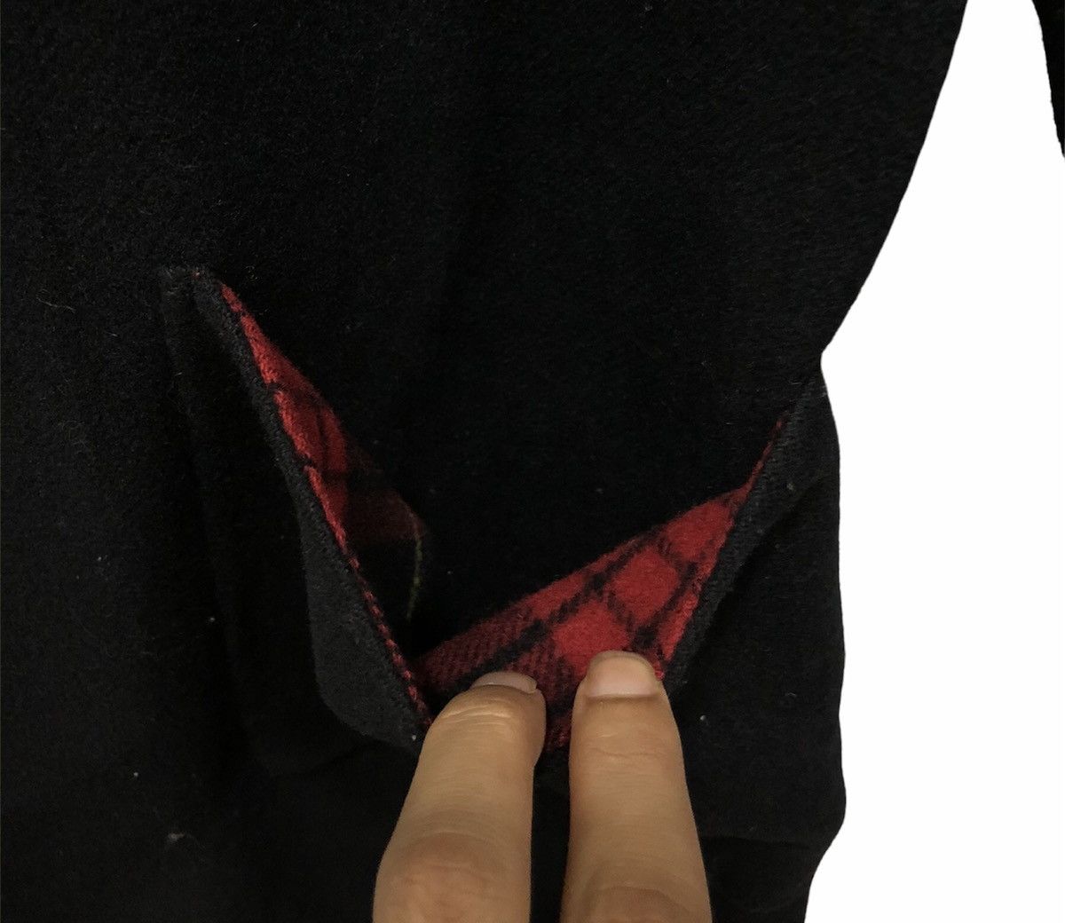 PPFM PPFM Hooded Wool Blend Long Coat – Unisex, Black, Size F Size US M / EU 48-50 / 2 - 7 Thumbnail