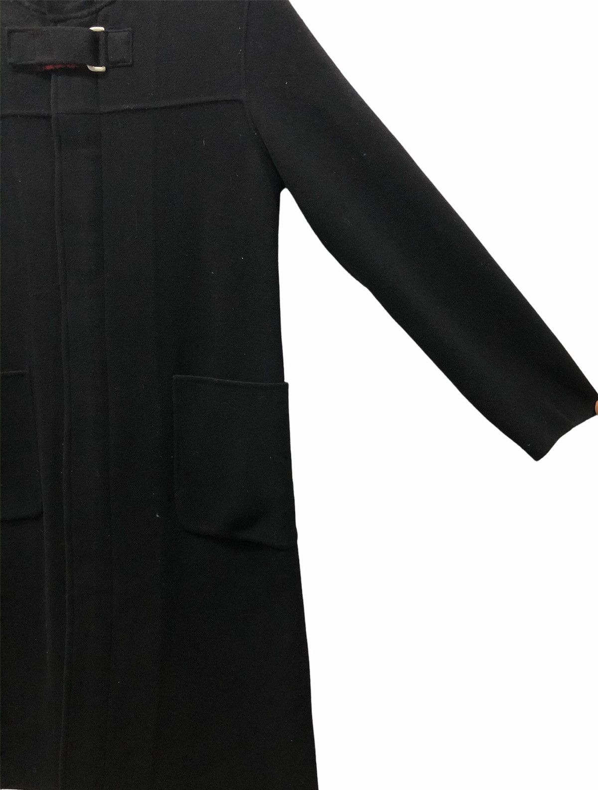 PPFM PPFM Hooded Wool Blend Long Coat – Unisex, Black, Size F Size US M / EU 48-50 / 2 - 5 Thumbnail