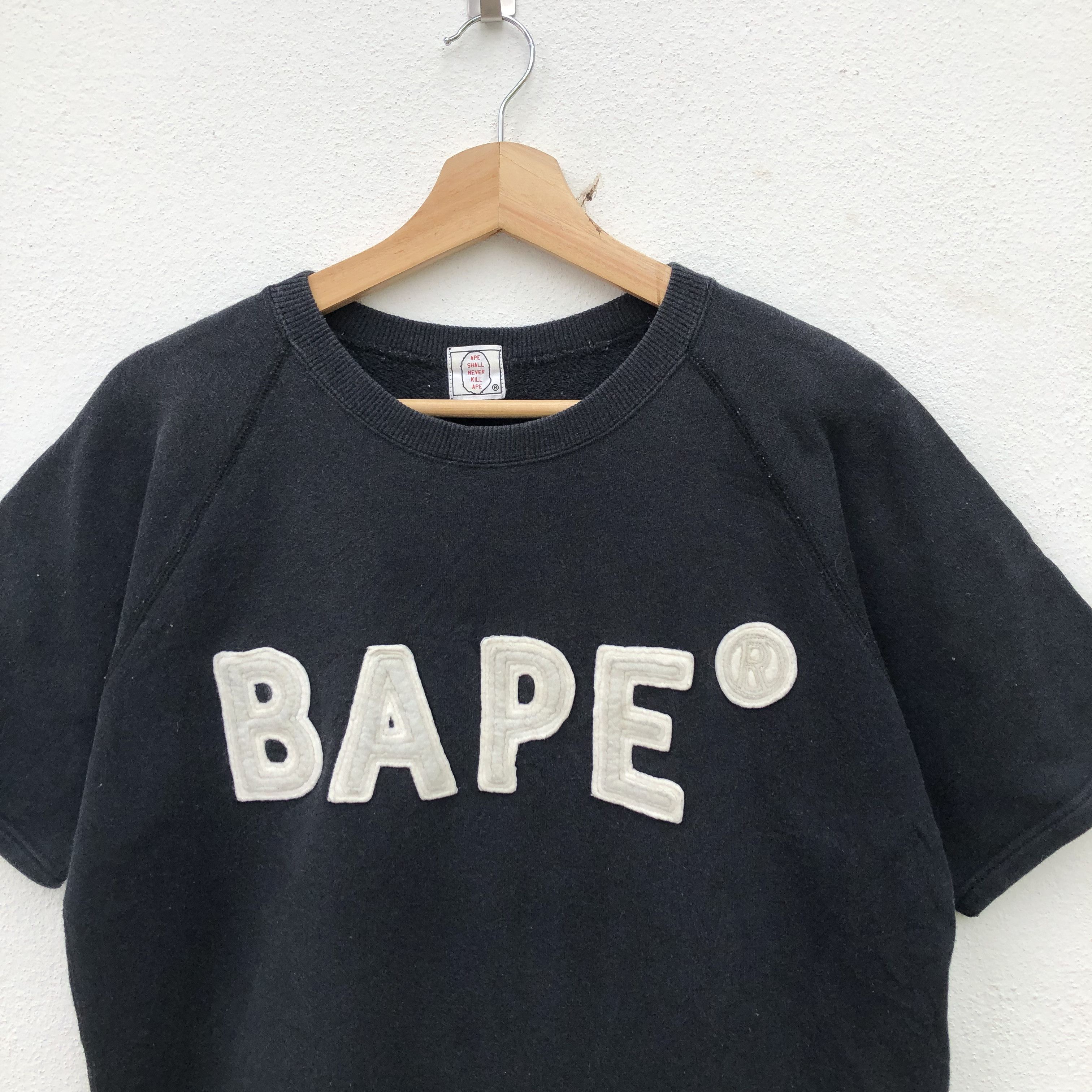 Bape BAPE APPLIQUE S/S CREWNECK Size US S / EU 44-46 / 1 - 3 Thumbnail