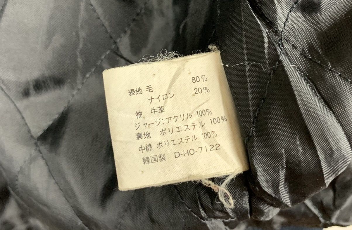 Japanese Brand Glafton Homme Leather Wool Varsity Jacket Size US M / EU 48-50 / 2 - 20 Thumbnail