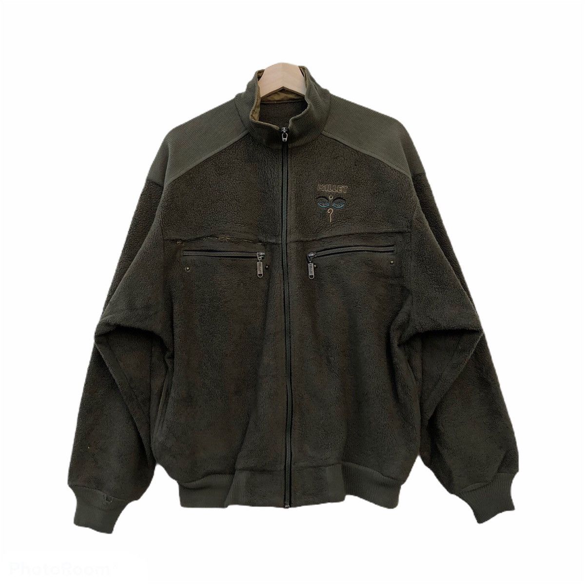 Japanese Brand MILLET POLARPLUS MADE IN FRANCE ZIPPER JACKET Size US M / EU 48-50 / 2 - 1 Thumbnail