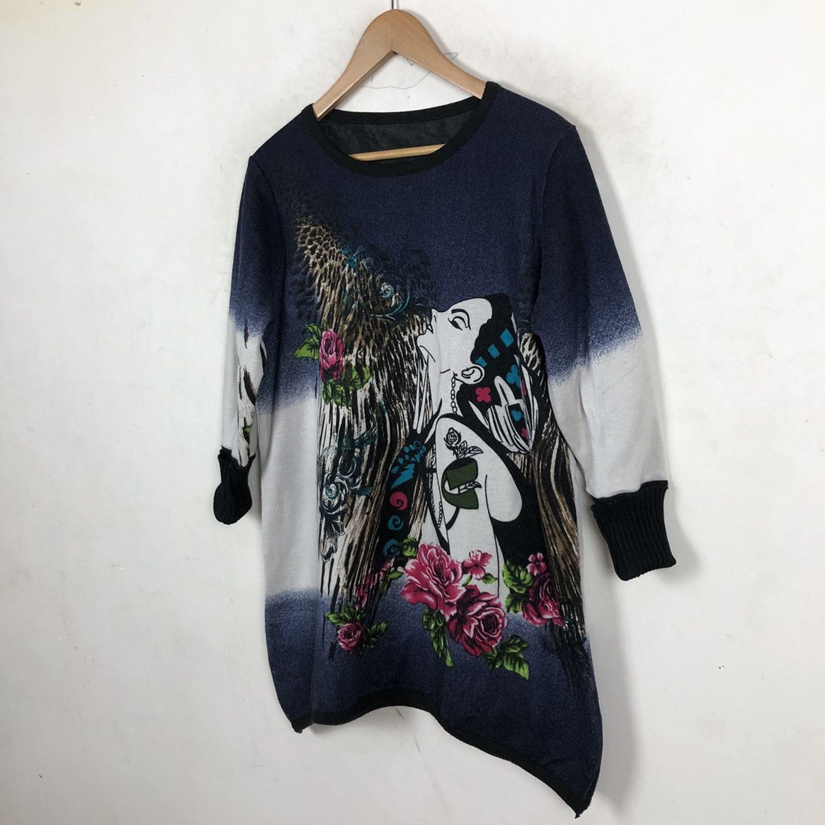 Japanese Brand SLAP SWEATSHIRT BIG LOGO INSPIRED BY KANSAI YAMAMOTO Size US M / EU 48-50 / 2 - 2 Thumbnail