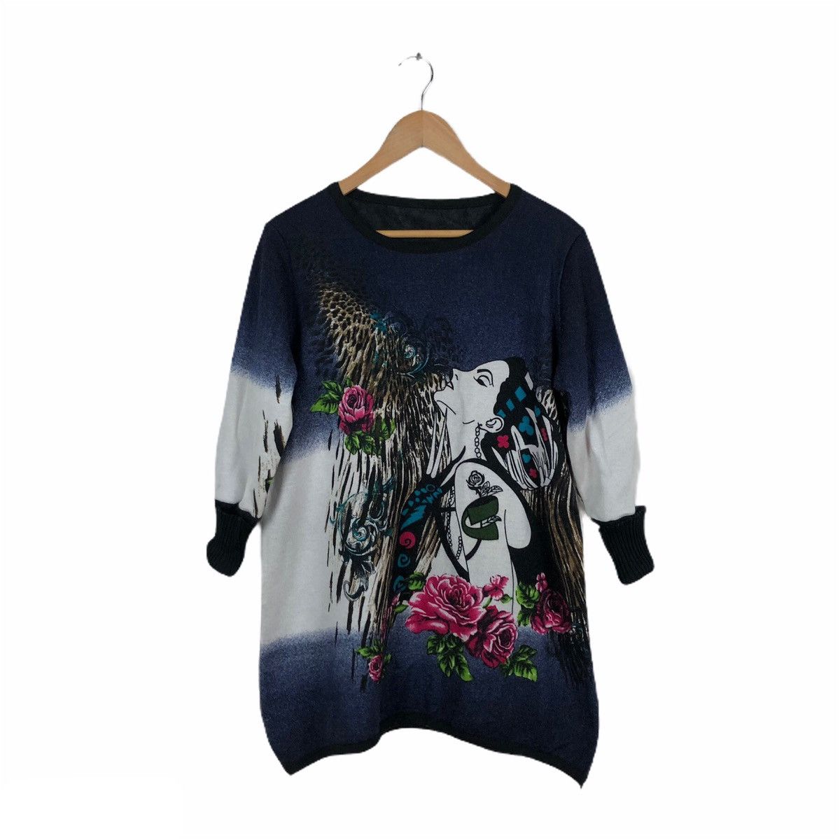 Japanese Brand SLAP SWEATSHIRT BIG LOGO INSPIRED BY KANSAI YAMAMOTO Size US M / EU 48-50 / 2 - 1 Thumbnail