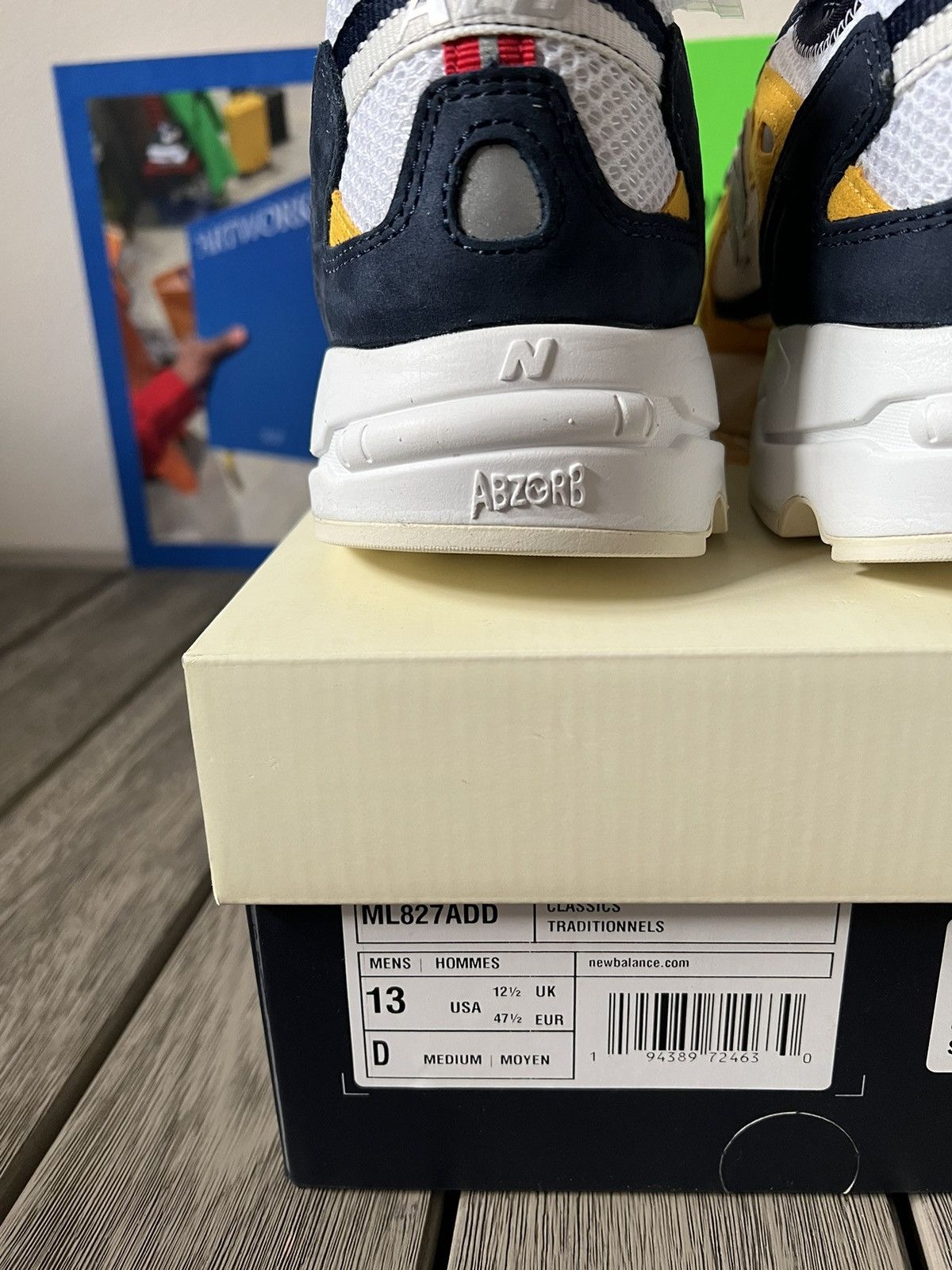Aime Leon Dore × New Balance Aime Leon Dore x New Balance 827 Yellow Size US 13 / EU 46 - 9 Thumbnail