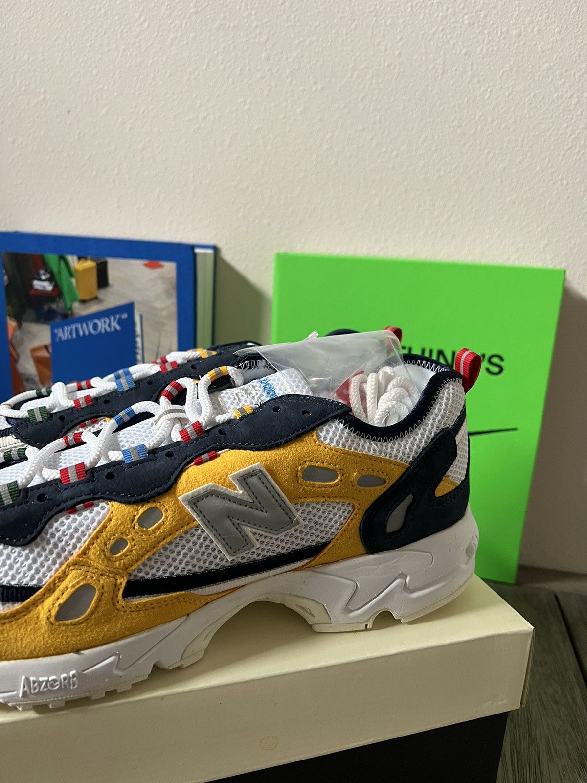 Aime Leon Dore × New Balance Aime Leon Dore x New Balance 827 Yellow Size US 13 / EU 46 - 3 Thumbnail