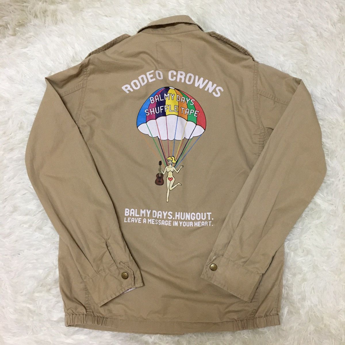 Japanese Brand Rodeo Crown Sexy Lady Utility Parachute Printed Size S / US 4 / IT 40 - 3 Thumbnail