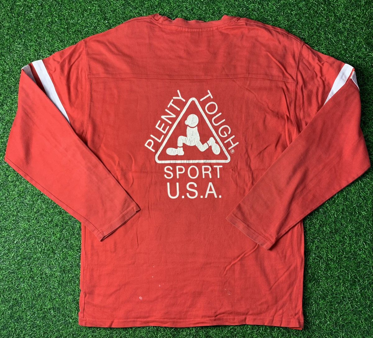 Japanese Brand Vintage Plenty Tough Sport USA Tee Long Sleeve Size US M / EU 48-50 / 2 - 3 Thumbnail