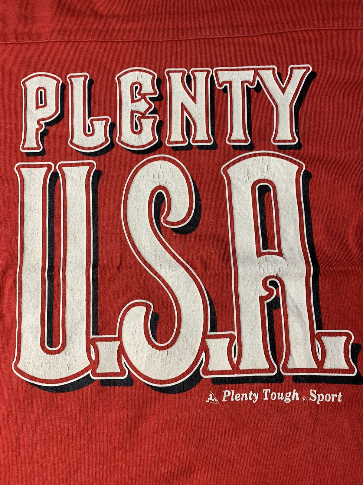 Japanese Brand Vintage Plenty Tough Sport USA Tee Long Sleeve Size US M / EU 48-50 / 2 - 2 Thumbnail