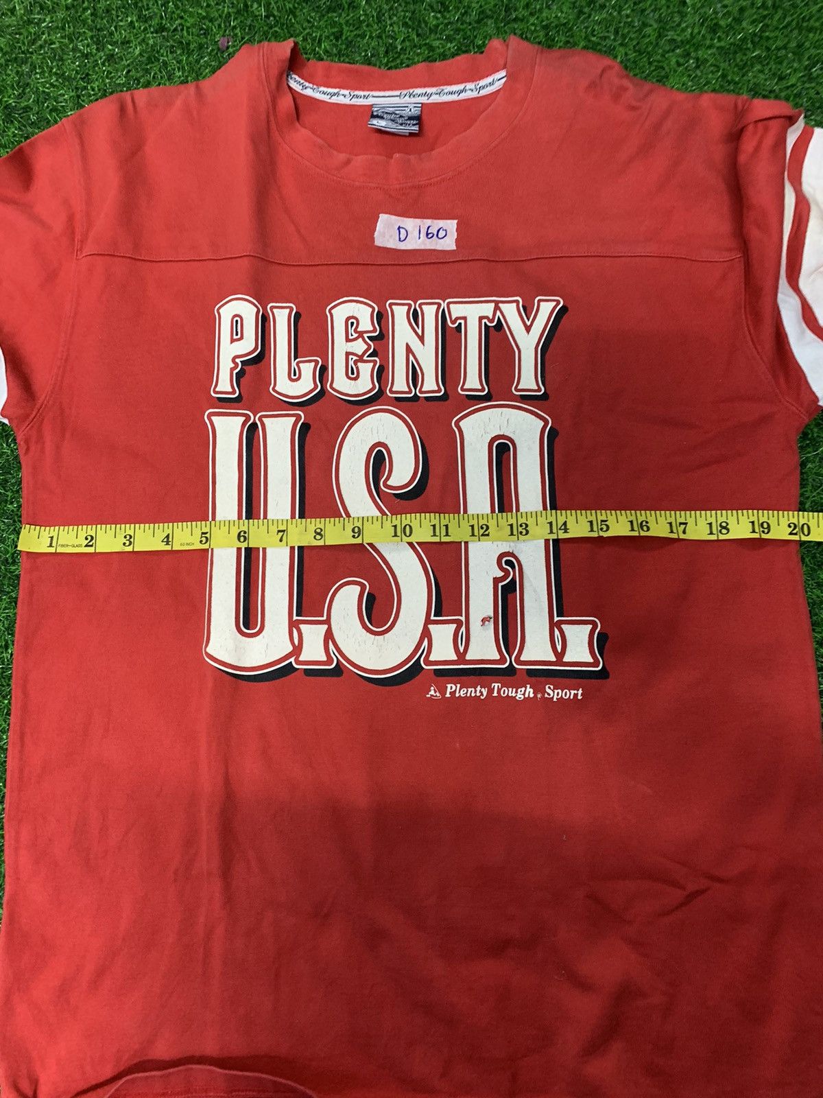 Japanese Brand Vintage Plenty Tough Sport USA Tee Long Sleeve Size US M / EU 48-50 / 2 - 11 Thumbnail