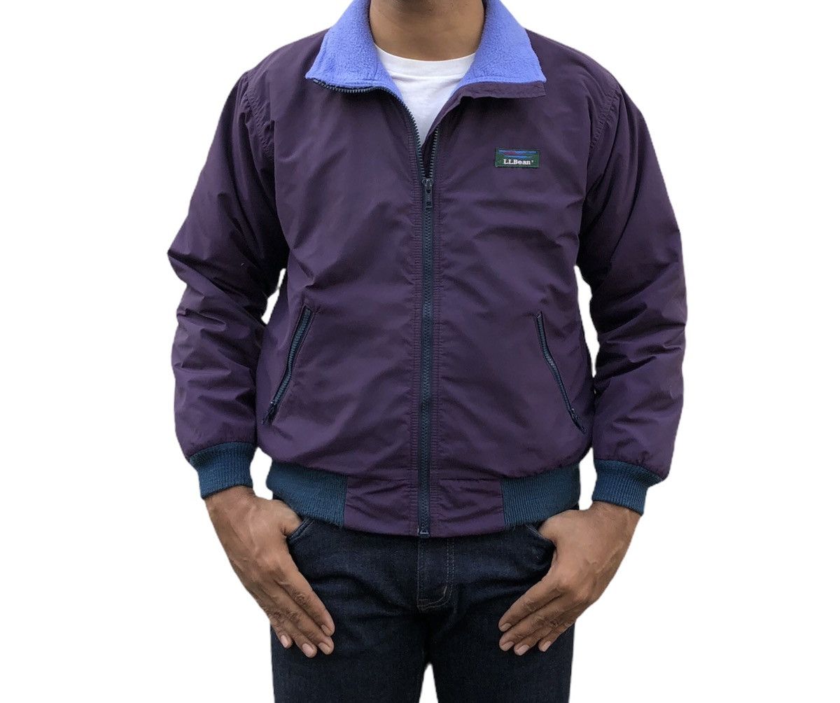 L.L. Bean 🔥Vintage L. L. Bean Men Warm-Up Fleece Lined Bomber Jacket Size US M / EU 48-50 / 2 - 3 Thumbnail